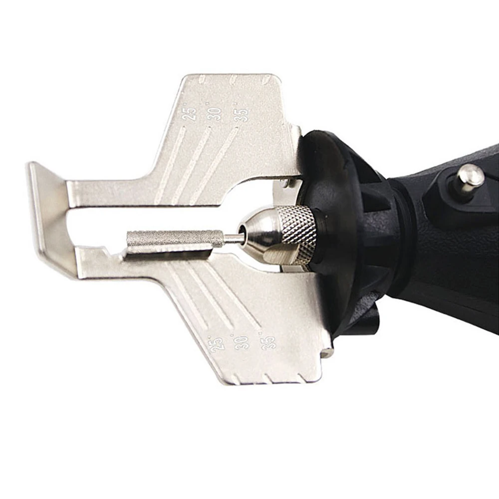 4 шт./компл. точилка для заточки зуба электрическая направляющая Дрель адаптер