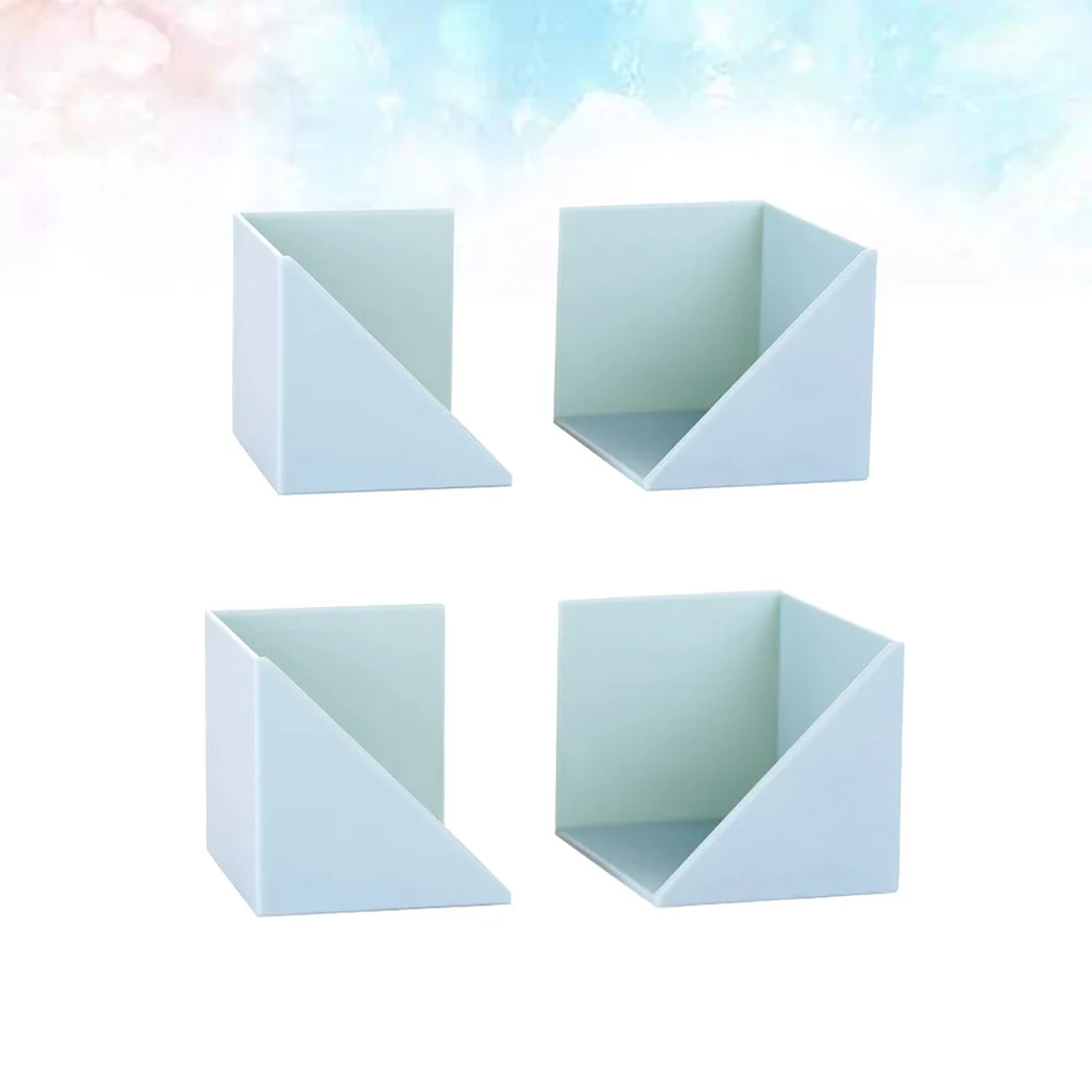 2 пары клейких настенных пластиковых органайзеров стеллаж для хранения ванной