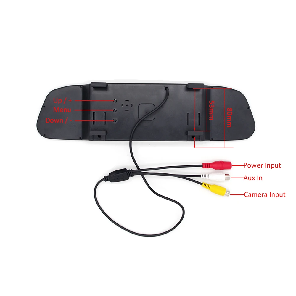 4.3 inch Car Rear View Mirror Monitor HD Video Auto Parking TFT LCD Screen for Vehicle Backup Camera | Автомобили и мотоциклы