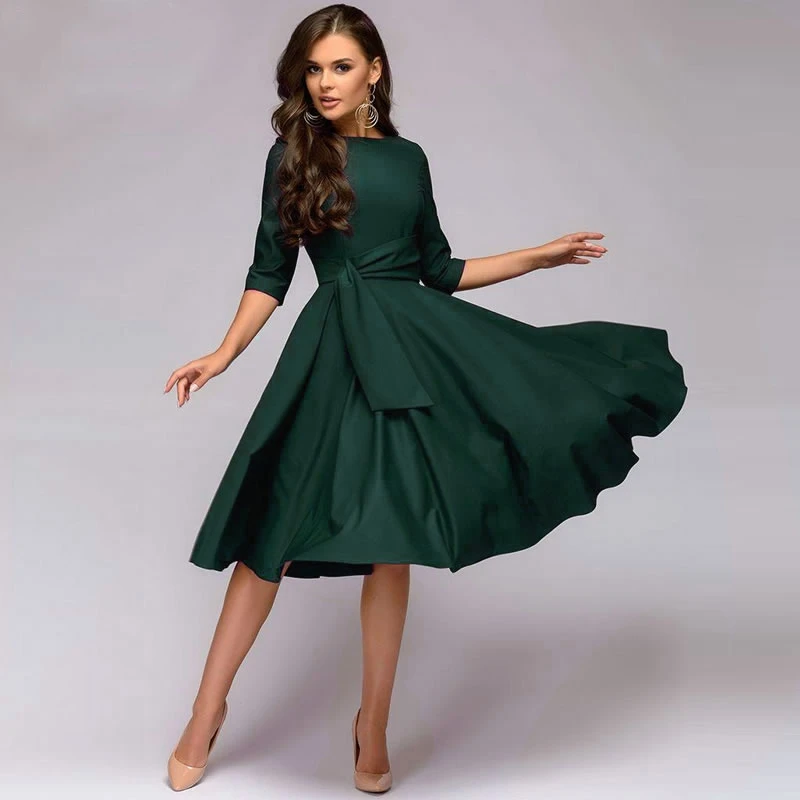 Женское платье трапециевидной формы VESTLINDA элегантное облегающее на День святого