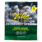 Ziko Deg 009-042 электрогитарные струны с никелевой обмоткой дополнительный светильник специальные струнные Музыкальные инструменты аксессуары для гитары