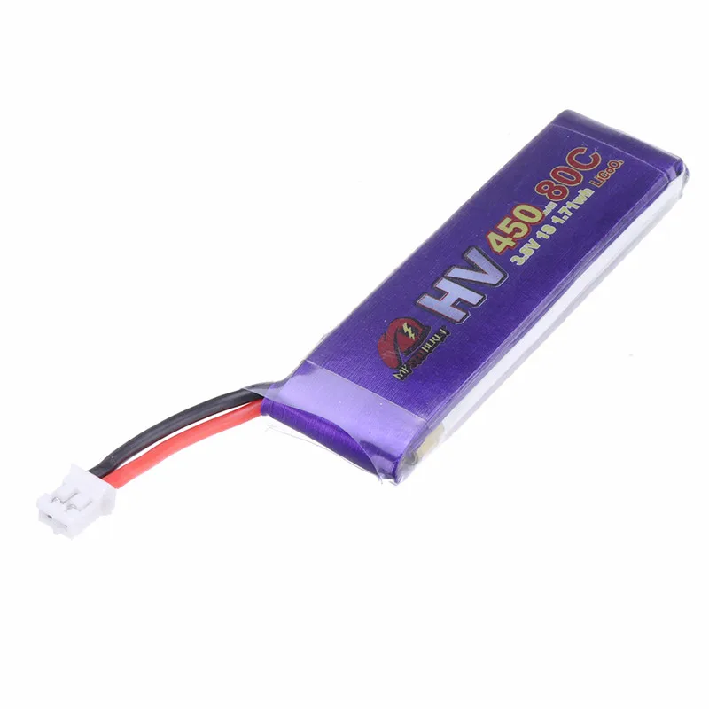 1/4 шт My красный берет 3 8 V 450 mAh 80C 1 S HV 4 35 Lipo Батарея PH2.0 разъем для Emax Tinyhawk Крытый
