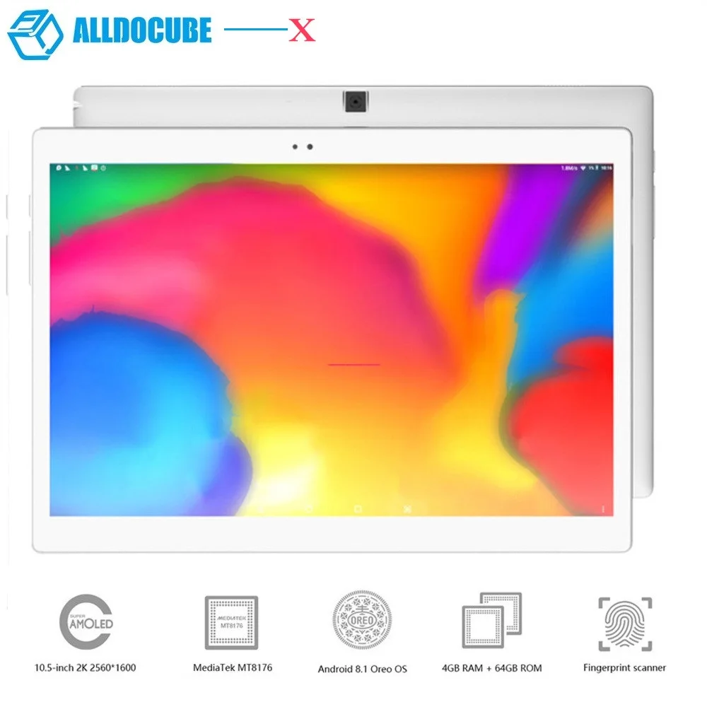 ALLDOCUBE X планшетный ПК 10 5 дюймов 2560*1600 Android 8 1 MTK 8176 шестиядерный планшет 4 Гб ОЗУ 64 eMMC