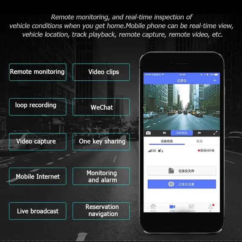 Phisung V9 9.88in IPS сенсорный экран 4G SIM WiFi 1296P Автомобильное зеркало заднего вида DVR