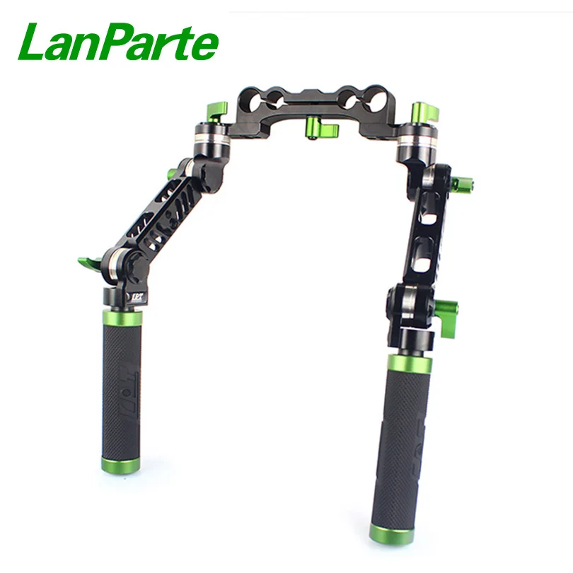 

LanParte 19mm Studio shoulder Rig Hand Grip V2 for DSLR Camera Rig Accessory