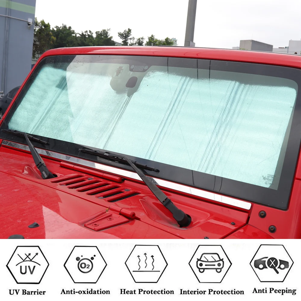 Солнцезащитный козырек от солнца солнцезащитный коврик для Jeep Wrangler 2007 2017