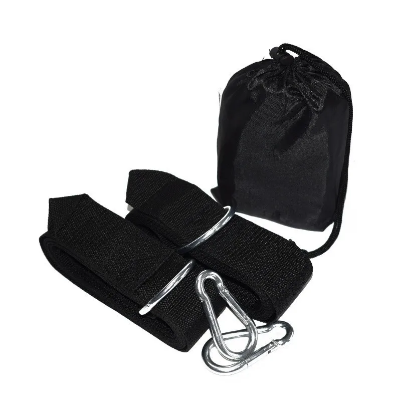 1 комплект ремней для гамака веревка с металлической пряжкой и 2 карабинами