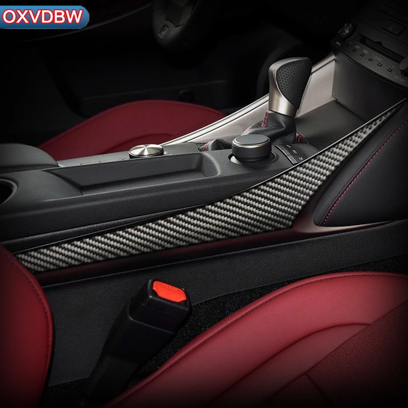 

For LEXUS IS250 300H accessories Center Console Gear Panel panel decorate carbon fiber Refit automotive interior trim stickers