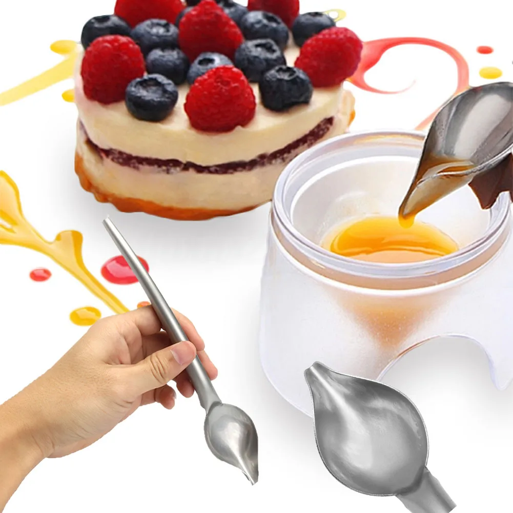 Креативная деко ложка для украшения еды инструмент рисования дизайн соус