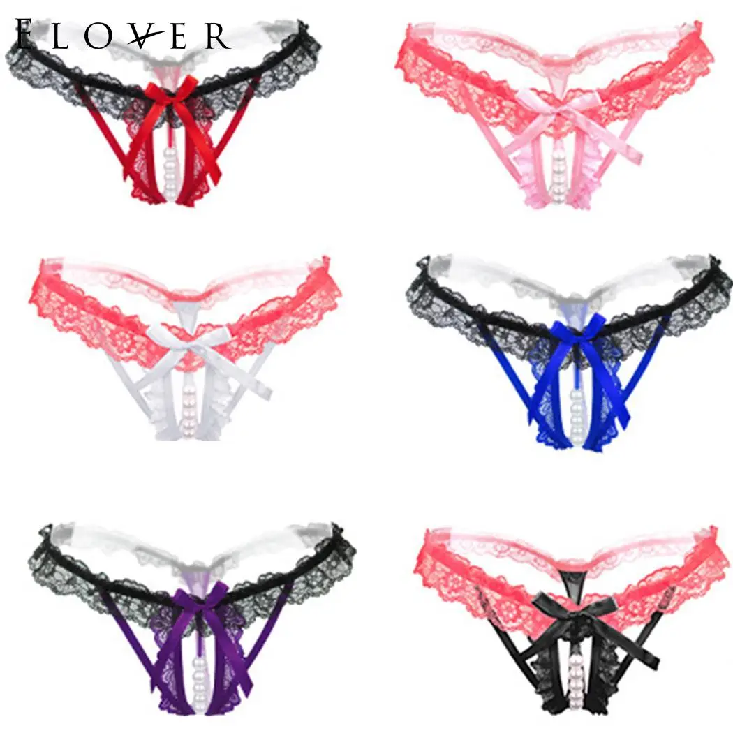 Сексуальное нижнее белье с жемчужинами Эротическое женское сексуальное стринги