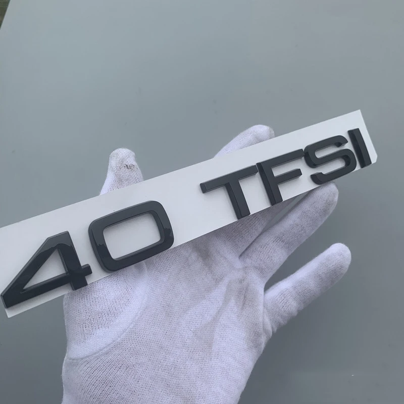 30TFSI 35TFSI 40TFSI 45TFSI 50TFSI 55TFSI глянцевая черная эмблема значок для багажника автомобиля