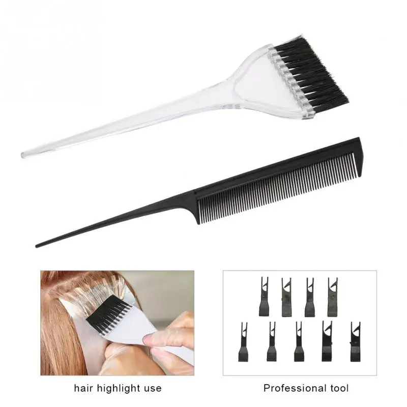 Модный Профессиональный парикмахерский аппликатор для волос щетка изюминка