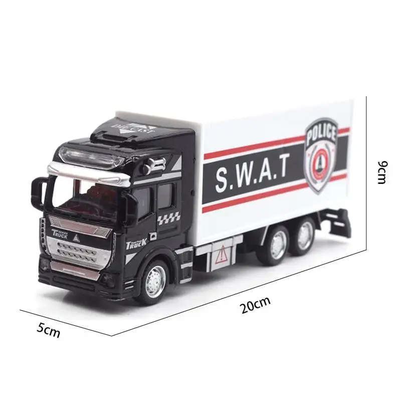 

City Police Series Traffic Police Car 1:48 Alloy Police Rescue Vehicle Pull-back Car Toy 3 Styles Optional