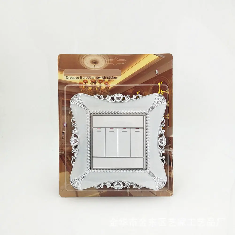 Одиночные наклейки на выключатель света накладка пальцы для розетки панели