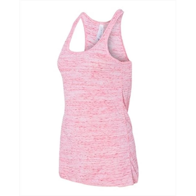 Bella-Canvas B8800 Womens Flowy Racerback Tank - Red Marble Extra Small |