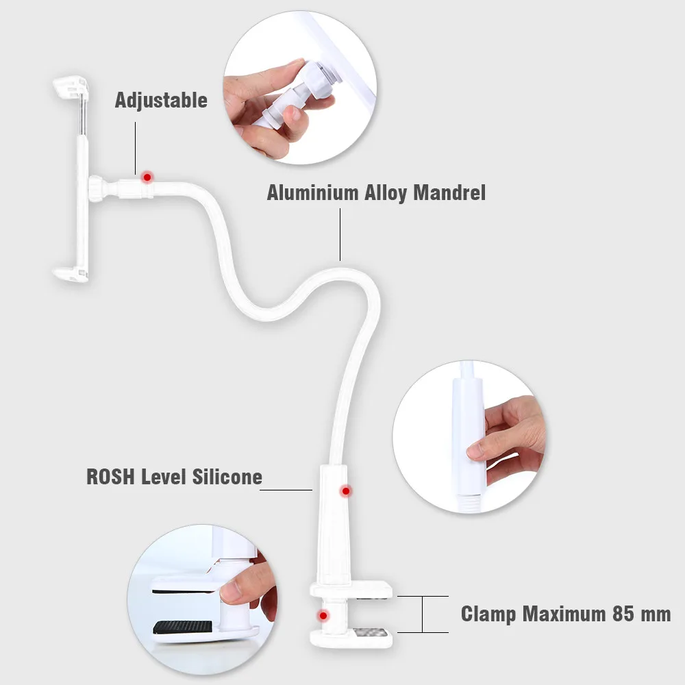 KISSCASE гибкий ленивый держатель для телефона Подставка длинная рука iPhone Samsung Xiaomi