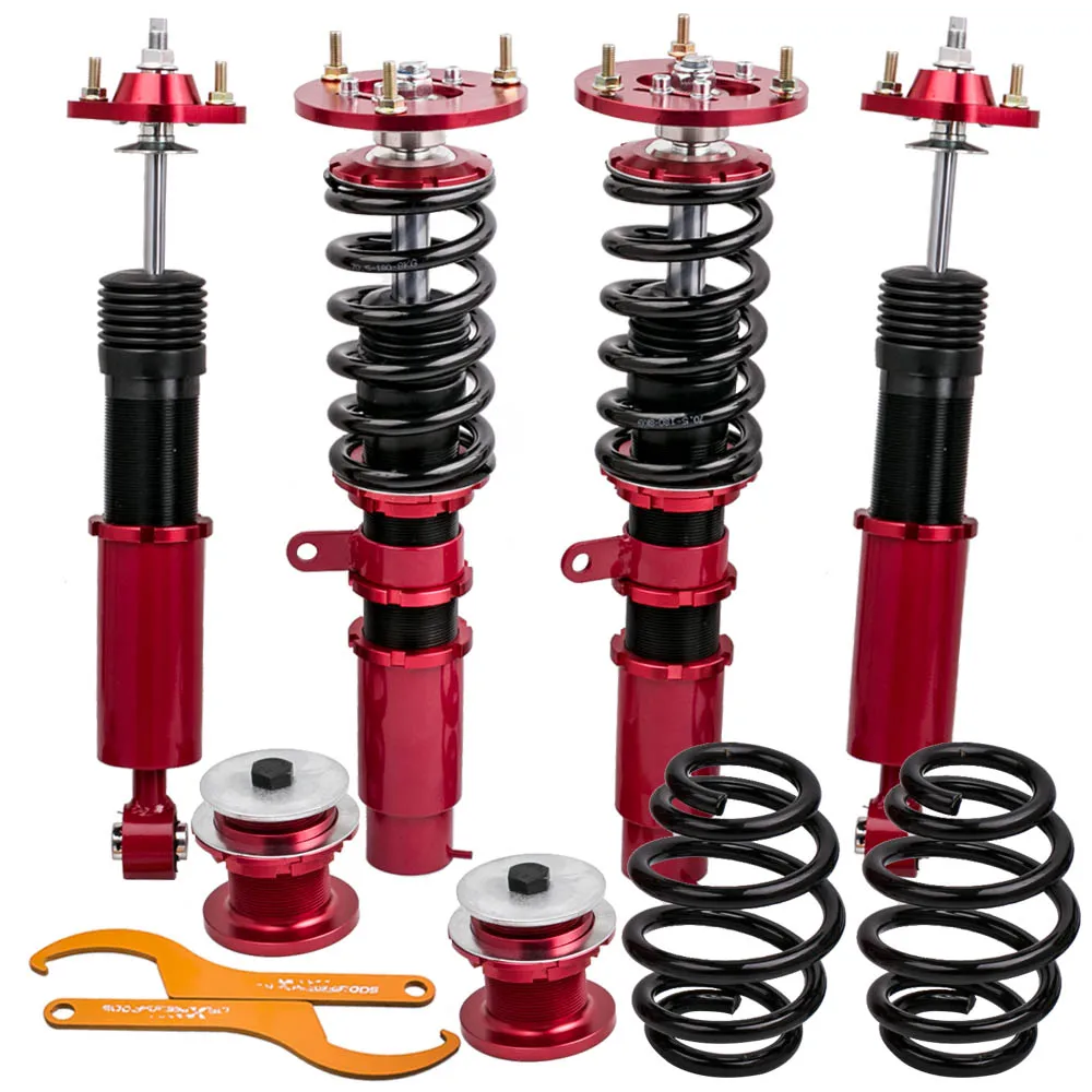 Набор подвесок Coilover для BMW E46 3 серии 1992 1999 Adj. Красная планка с регулируемой