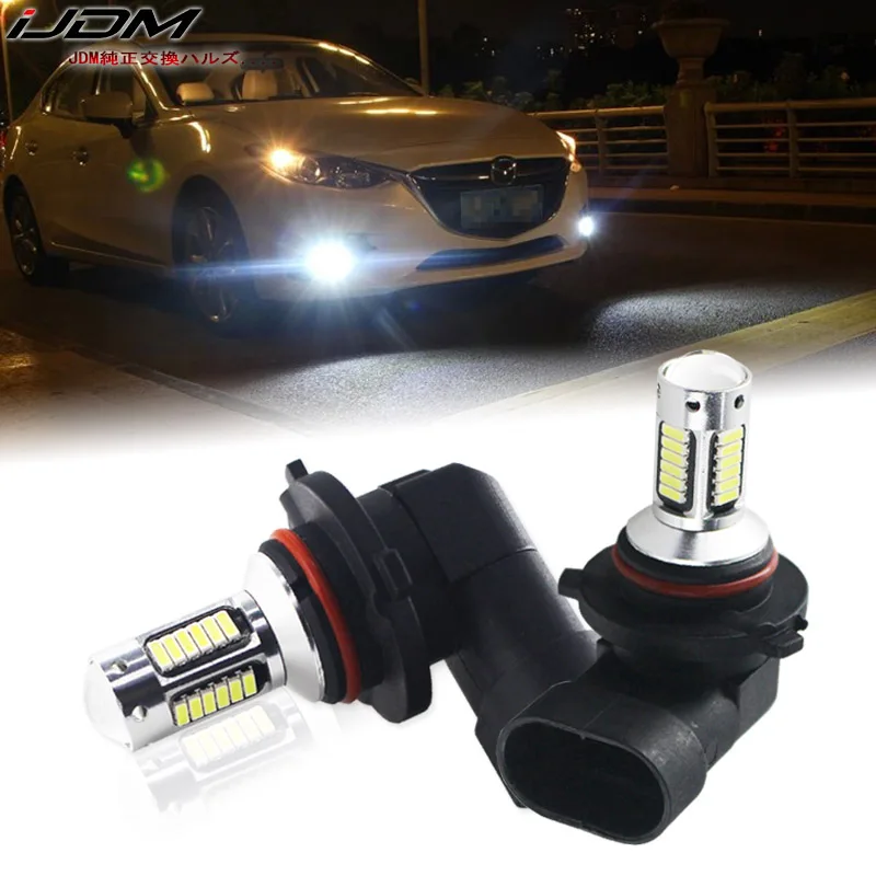 IJDM H11 H8 H16 светодиодный противотуманный фонарь для автомобиля HB3/9005 9006/HB4 H27 880 881 H3 H1