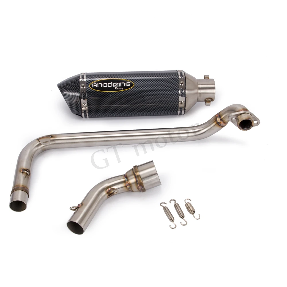 Полная выхлопная система мотоцикла соединительная передняя Труба для Honda MSX 125 GROM