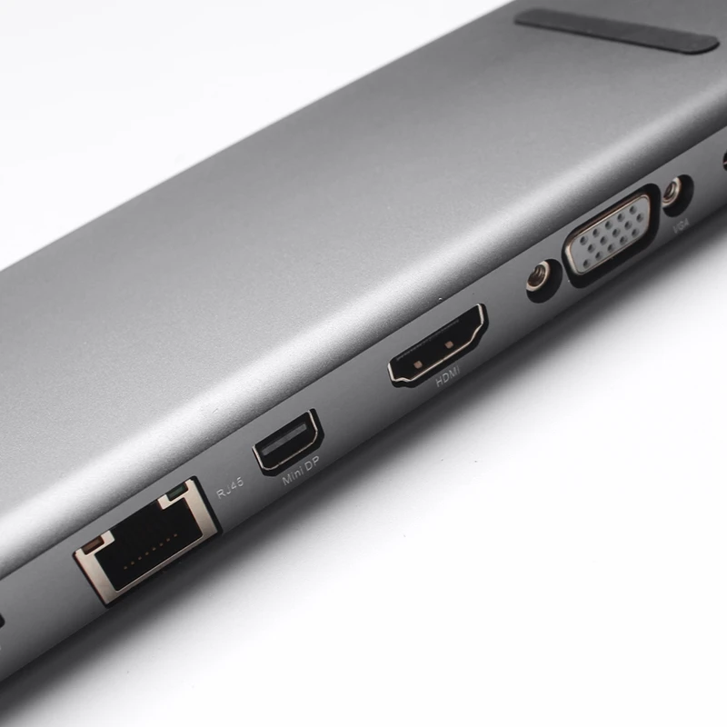 Универсальный 11 в 1 Usb C концентратор алюминиевый тип адаптер с 3 портами 0 5 мм