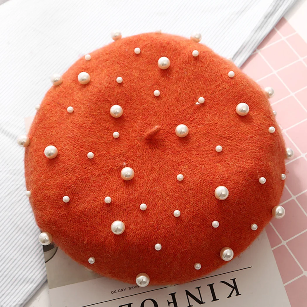 Винтажные шерстяные вязаные береты шапка s женский элегантный берет шапки с