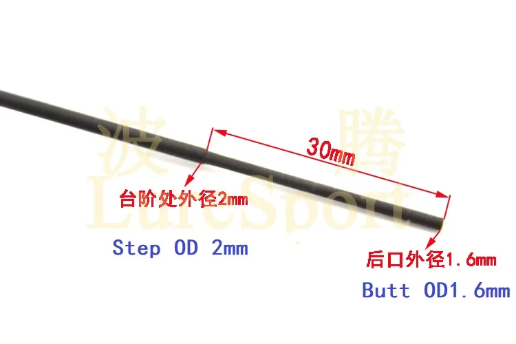 LureSport 3pcs Solid carbon rod  blank  52cm with Step no paint Rod building components Fishing Pole Repair DIY Accessories enlarge