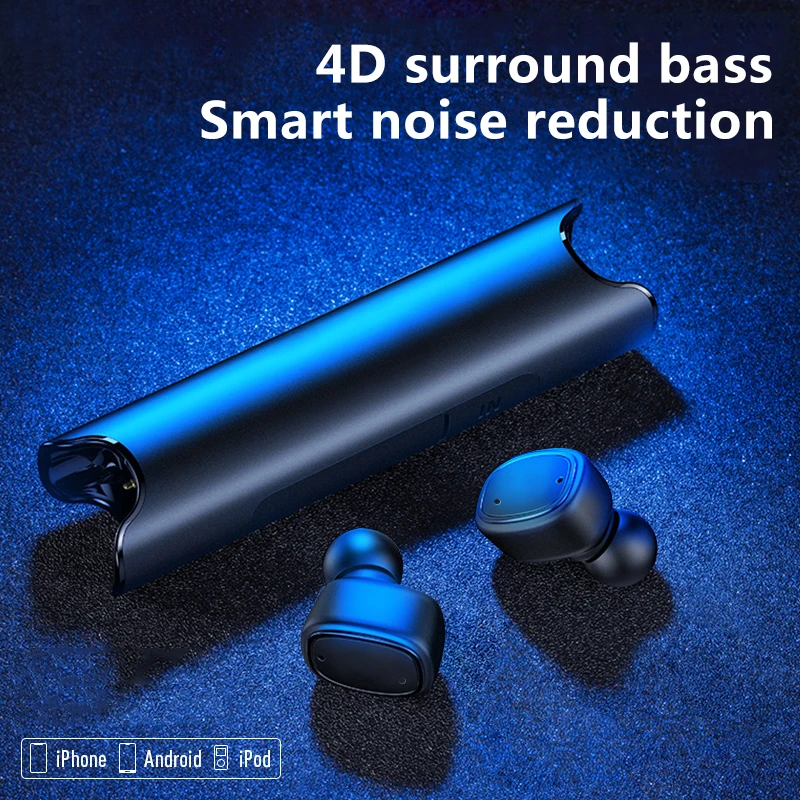 Bluetooth 5 0 наушники 4D стерео беспроводные глубокий бас гарнитура с двойным
