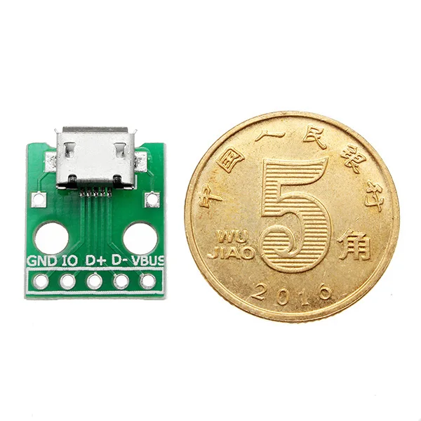 LEORY Micro USB Для Dip гнездо B Тип микрофона 5P патч для погружения с адаптером пайки