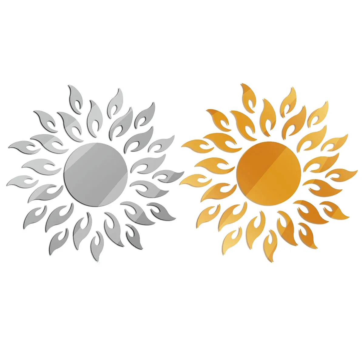 Съемный декоративный 3d-стикер Sunshine Sun Flower наклейка на стену Виниловая для