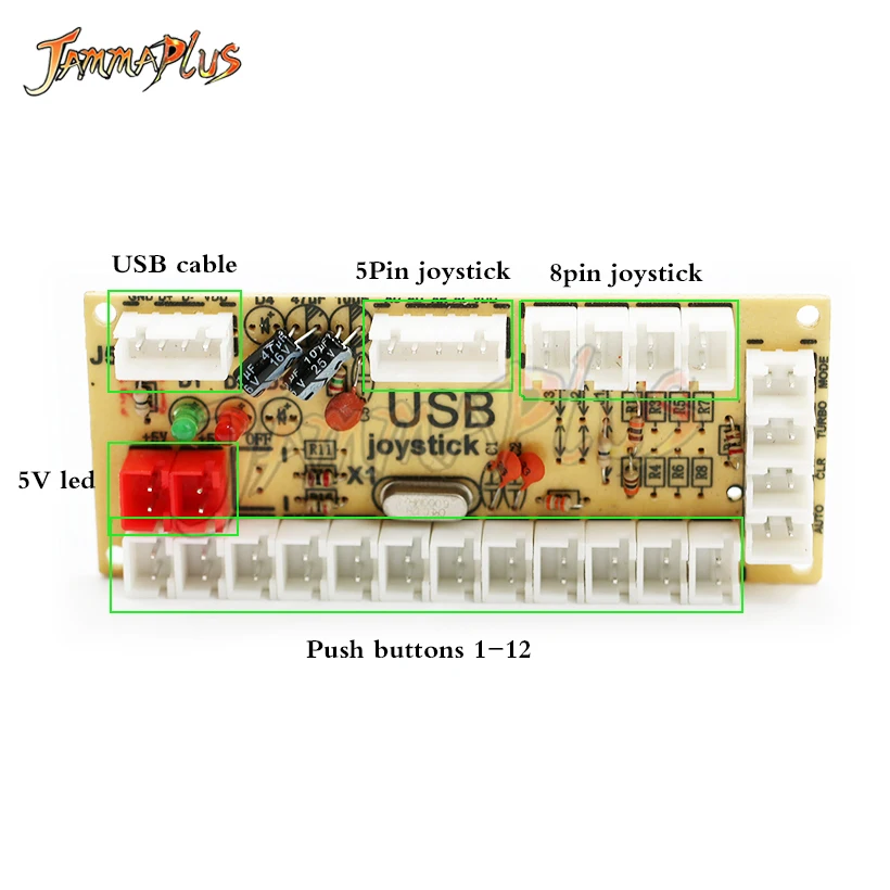 Нулевой задержкой Аркады DIY Kit 33 мм светодиодный хром кнопочный переключатель с