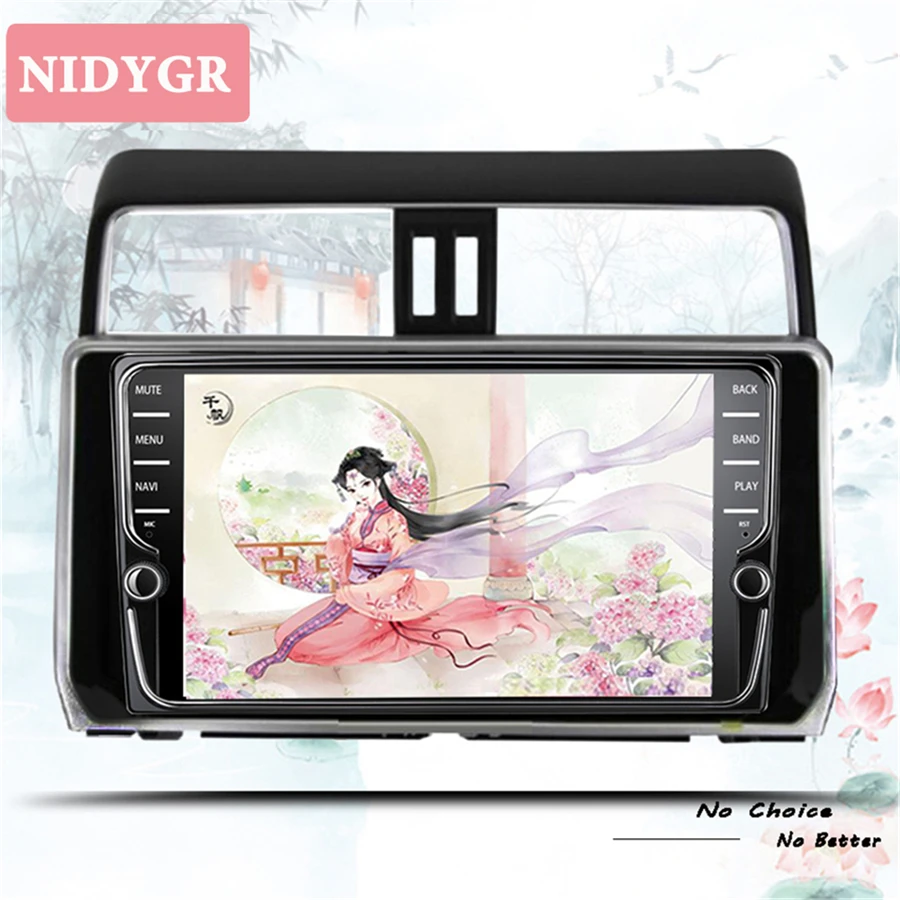 Автомобильный мультимедийный DVD плеер 8 ядер 2 din 9 дюймов Android 10 0 для Toyota PRADO 150 2018 2019
