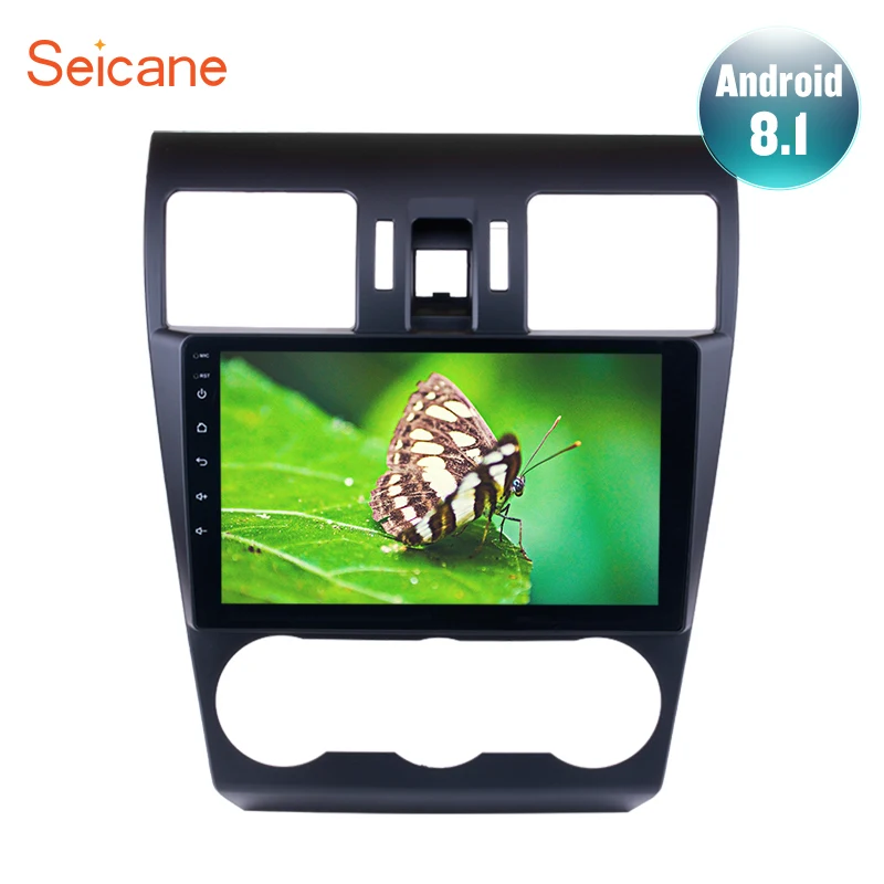 

Seicane Android 9.1 9" Quad-core Car Auto Radio GPS Multimedia Player For 2015 Subaru Forester support Steering Wheel Control