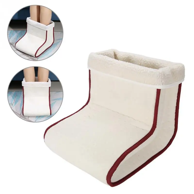 

Heated Plug-Type Electric Warm Foot Warmer Washable Heats Control Settings Warmer Cushion Thermal Foot Warmer Massage