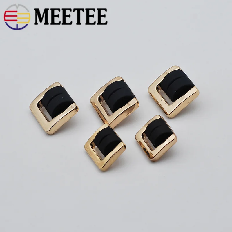 Meetee 10 комплектов 20*17 мм металлические кнопки нажимные шпильки крепежные сделай