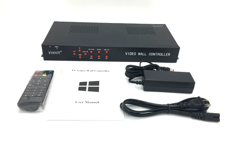 YUOUT YD TVB06 HDMI видео настенный контроллер 2X3 + VGA DVI USB светодиодный/ЖК дисплей