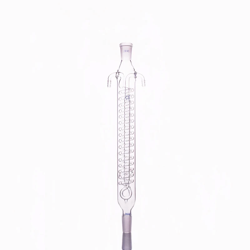 Конденсатор Snake reflux E.L. 200 мм/250 мм/300 мм шарнирное соединение 24/40 конденсатор