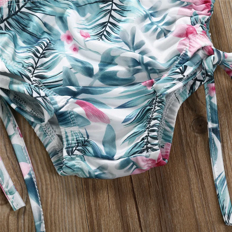Одежда для детей малышей девочек Boho Цветочный купальный костюм комплекты без