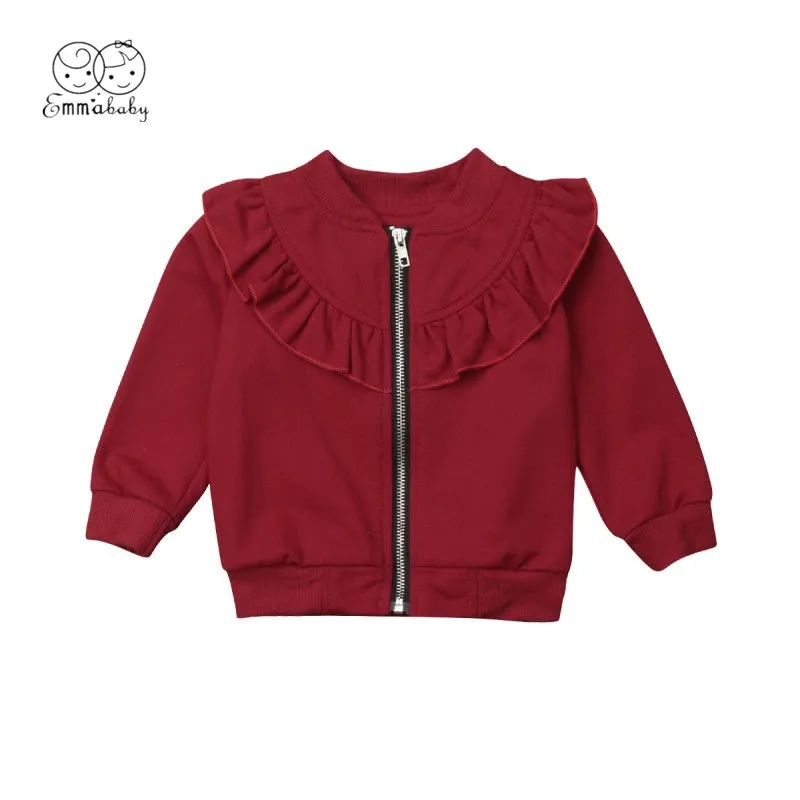 2019 Brand New 1-5Y Newborn Toddler Baby Girl Cotton Hoodies Tops Outerwear Coat Comfy Clothes Solid | Детская одежда и обувь