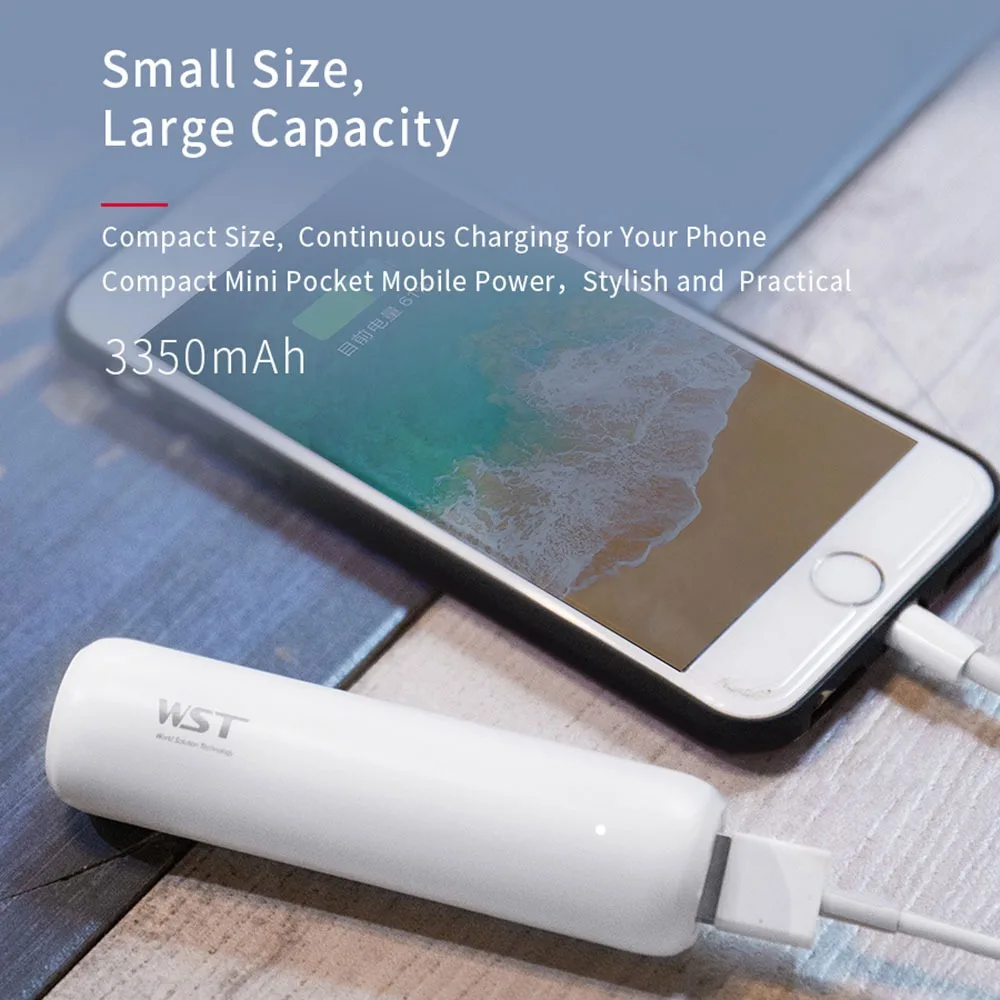 Портативный мини-внешний аккумулятор CASEIER для iPhone Samsung Galaxy внешний быстрой