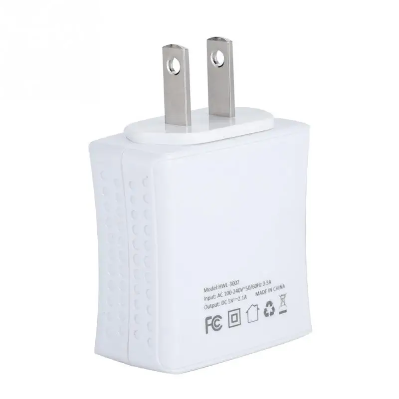 Универсальный DC 5 V 3.1A белый умный двойной USB порт зарядное устройство 100 240 США