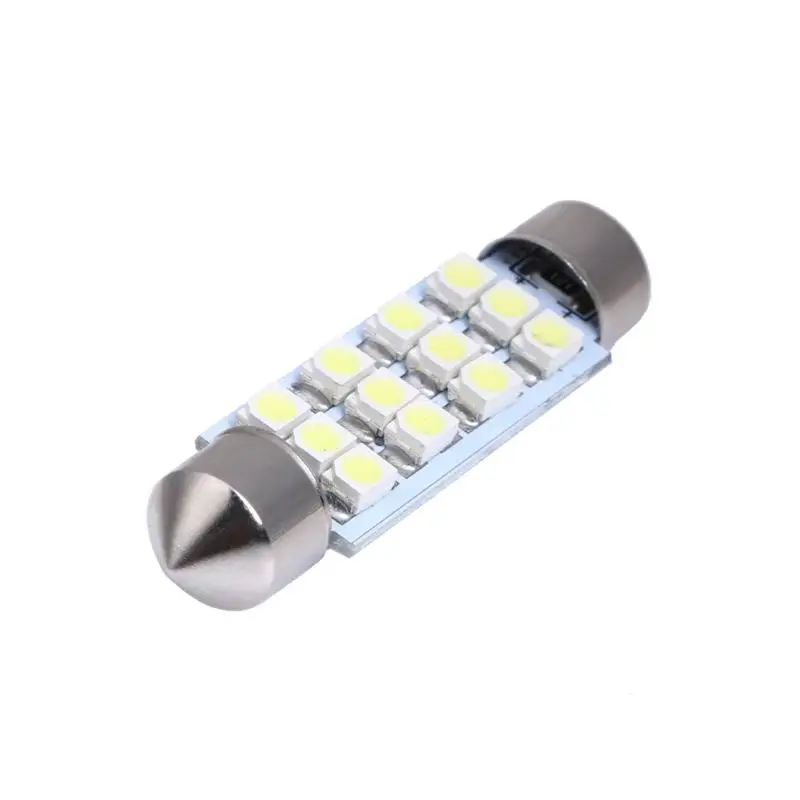 10 шт./партия автомобильные светодиодсветодиодный лампы 41 мм 3528 12 SMD|Декоративная