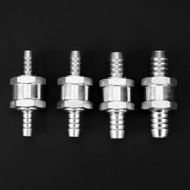 

Aluminum Fuel Non Return Check Valve One Way Petrol Diesel Motorcycle Fuel System Accesory 6/8/10/12mm Auto Car Ship Helicopter