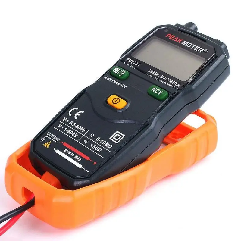 Peakmeter PM8231 Авто Диапазон Цифровой мультиметр удержания данных AC/DC напряжение