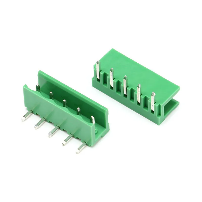 10 шт./лот HT5.08 изогнутая игла разъем 2/3/4/5/8 контактный 5 08 мм шаг PCB винтовой клеммный