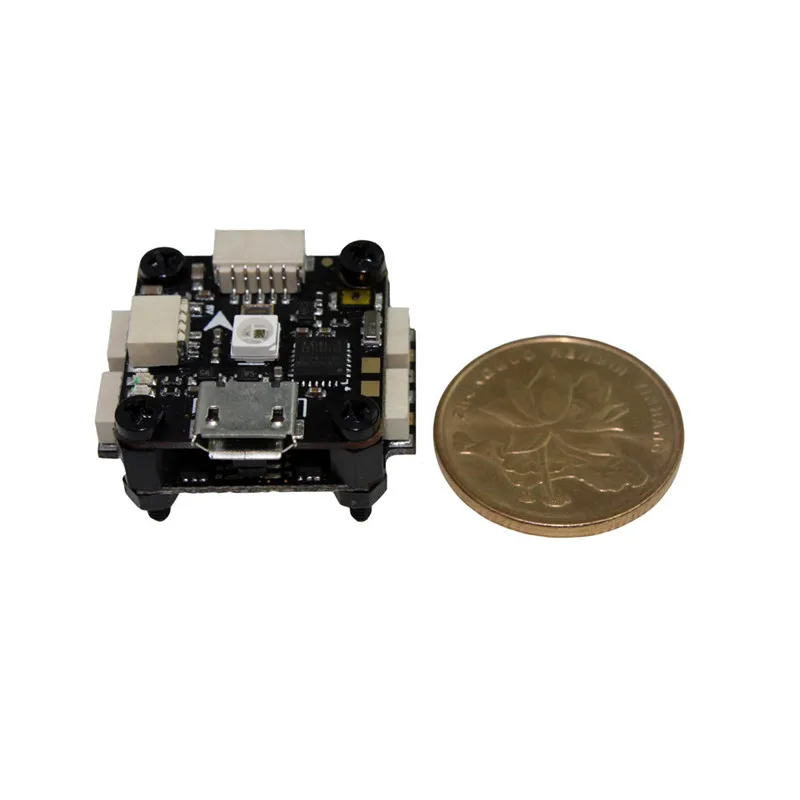 HAKRC Flytower светодиодный F4 OSD 16x16 мм Контроллер полета w/RGB и 1S10A 10A 1S BL_S 4в1 ESC для