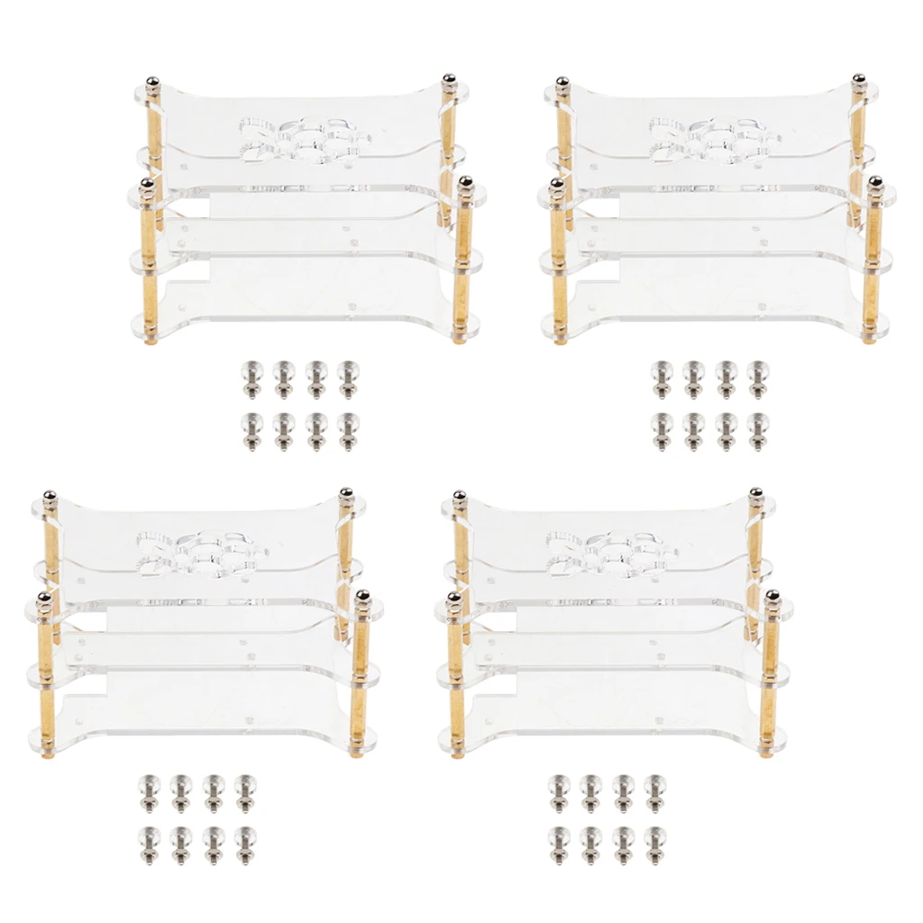 Акриловый чехол для Raspberry pi 4 упаковки|Сумки и чехлы ноутбуков| |