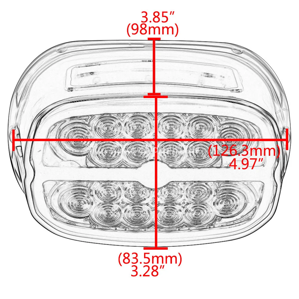 Новое поступление изготовленный на заказ интегрированный светодиодный задний