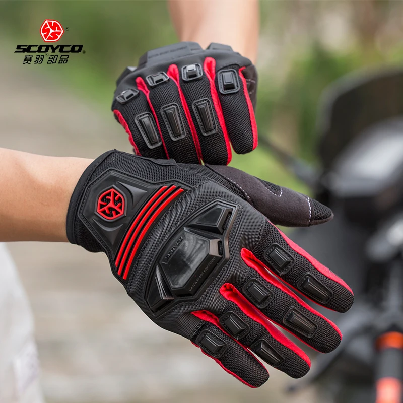 Перчатки для мотокросса SCOYCO летние дышащие перчатки Luva Motociclista защитные