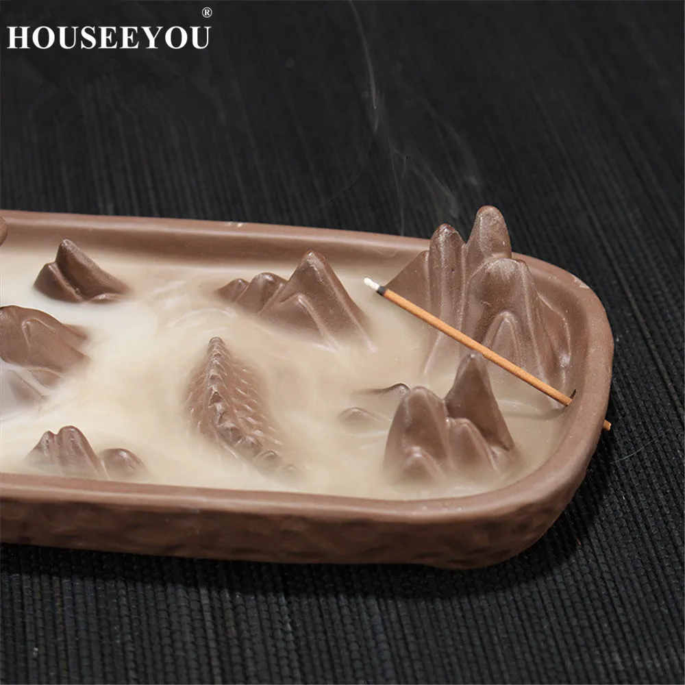 10 шт. ароматических конусов + керамический Дракон арома-курильщик для домашнего