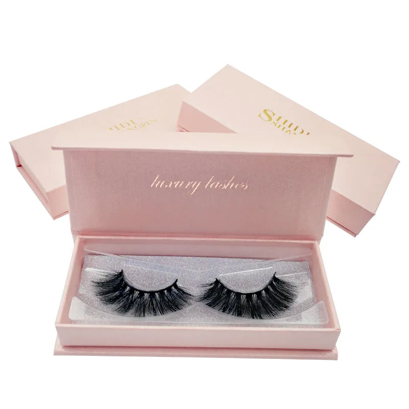 SHIDISHANGPIN 1 Pair mink eyelashes natural long 3d lashes box false hand made lash eyelash extension | Красота и здоровье